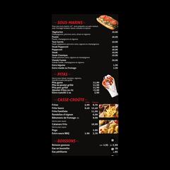 Menu à table - 2