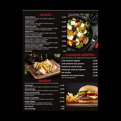 Menu à commander - 1