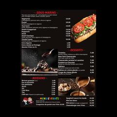 Menu à commander - 5